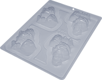 Thumbnail for Medium Santa 3-Part Chocolate Mold (BWB) - ViaCheff.com