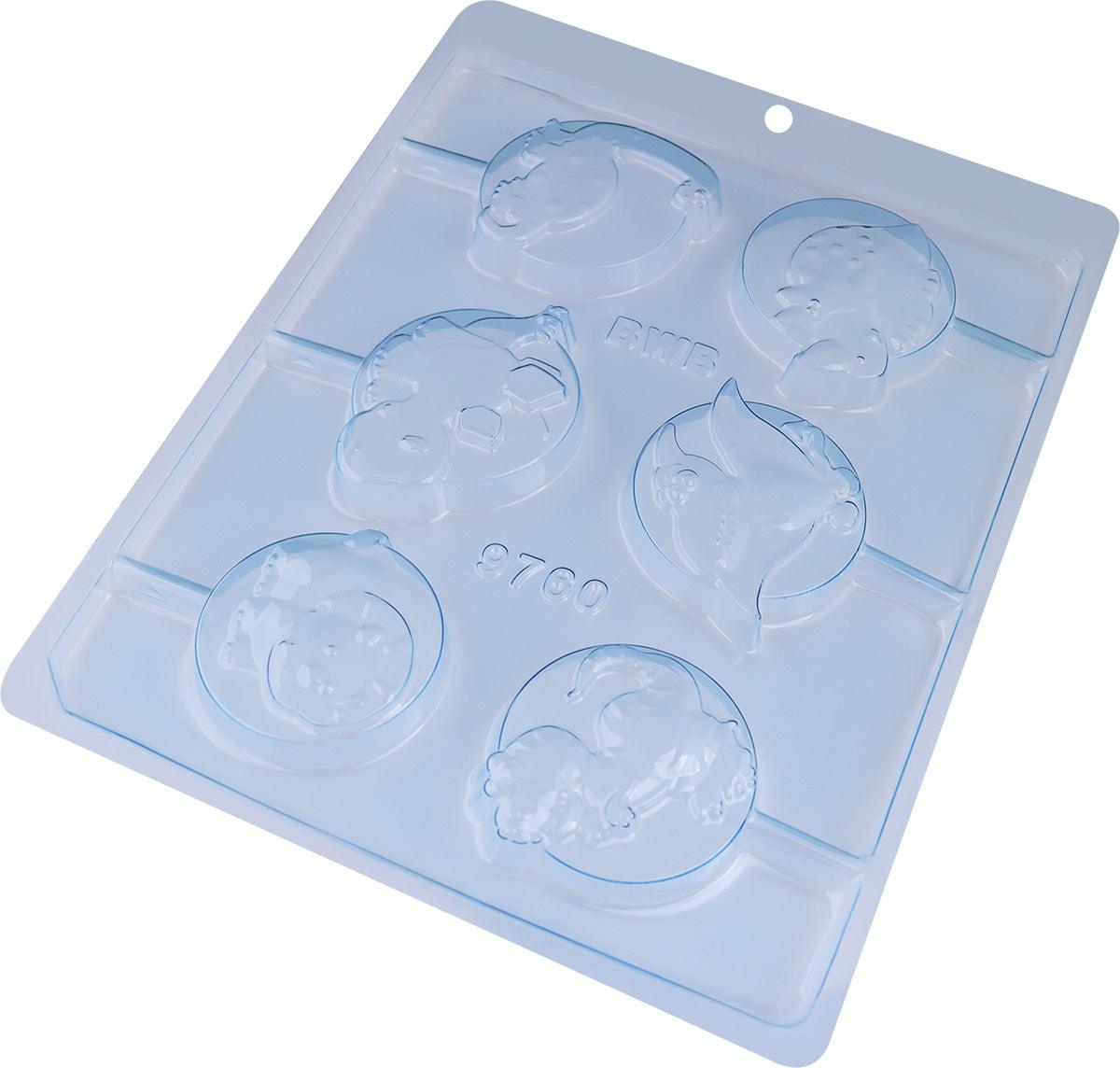 Dinosaur Lollipop Standard Chocolate Mold (BWB) - ViaCheff.com