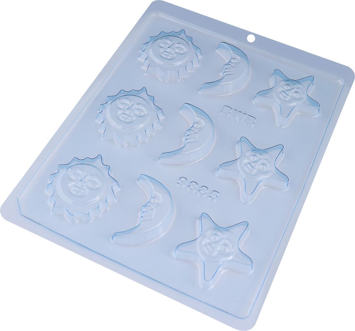 Moon, Stars, Sun Standard Chocolate Mold - ViaCheff.com