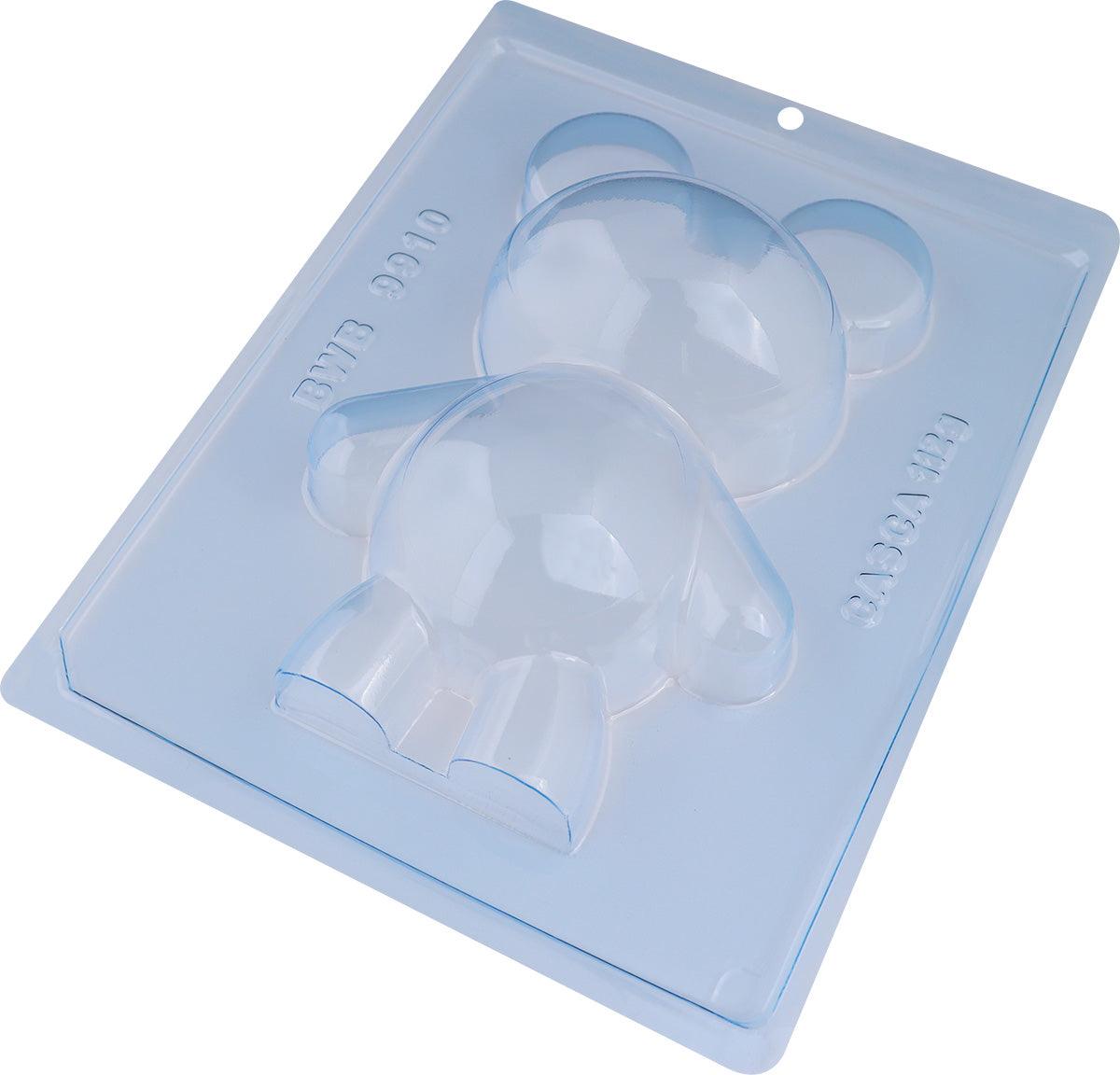 Teddy Bear 3-Part Chocolate Mold (BWB) - ViaCheff.com