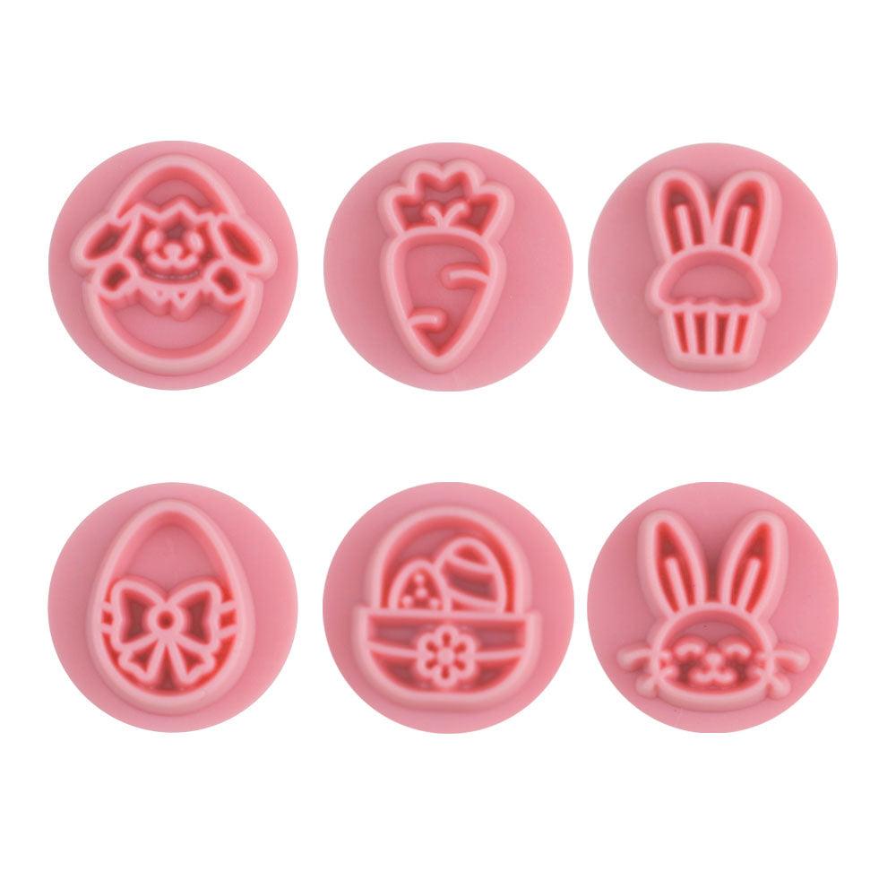 "Easter" Embossing Candy Stamp Set  (6 pieces) 20mm - ViaCheff.com