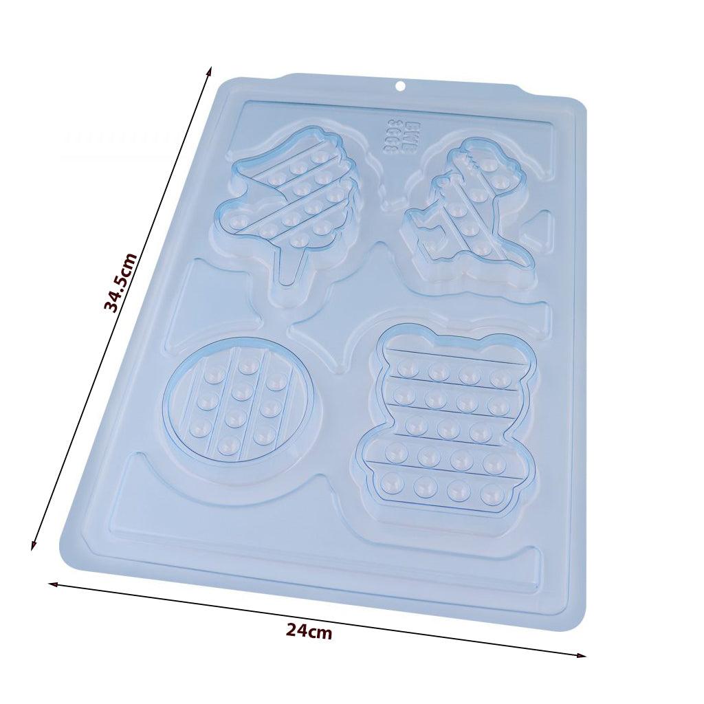 Assorted Pop It #3 Semi-Pro Standard Chocolate Mold (BWB) - ViaCheff.com