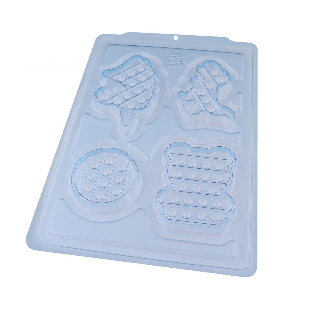 Assorted Pop It #3 Semi-Pro Standard Chocolate Mold (BWB) - ViaCheff.com