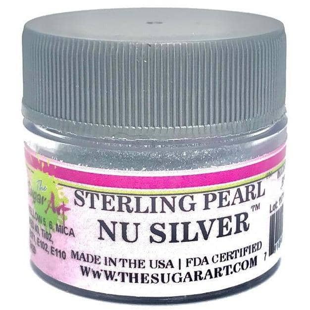 Nu Silver Pearl Dust (2.5g Jar) - ViaCheff.com
