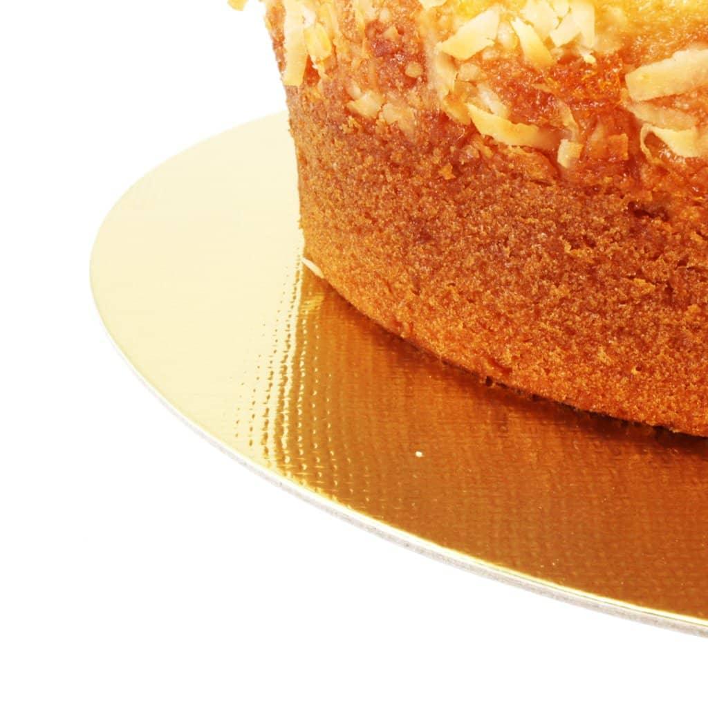 Round Gold Laminated Cake Board 13.8" (35cm)  5-Pack - ViaCheff.com