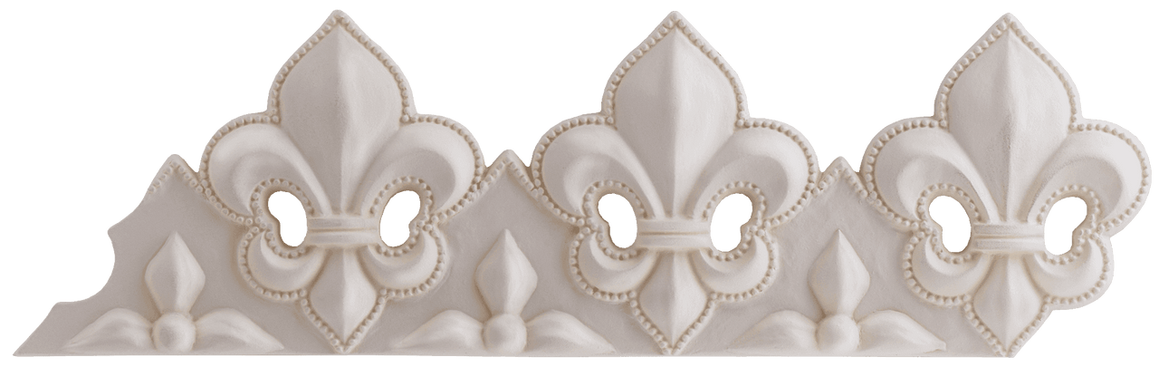 Fleur De Lis Border Mold - ViaCheff.com