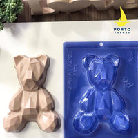 Thumbnail for Geometric Bear 3-Part Chocolate Mold - ViaCheff.com