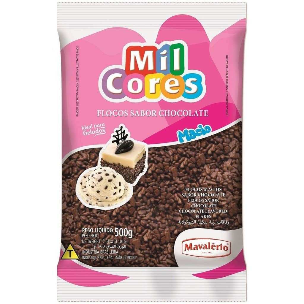Soft Chocolate Flavored Flakes 500G (1.10 lb) - ViaCheff.com