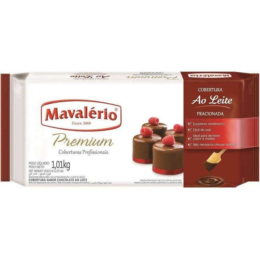 Premium Milk Chocolate Coating Bar 1.01kg (2.23 lb) - ViaCheff.com